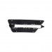 New Front Right Passenger Side Outer Bumper Grille For 2012-2014 Mercedes Benz C-Class, Textured Black, With Sport, Coupe/Sedan 2048851453