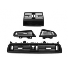 BMW 5 SERIES F10 F11 AIR VENT CENTER DASH GRILL AC Vent Set with Chrome  3PCS/Set 64229166885 -2 64229166893 64229166894